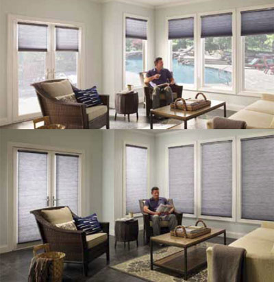 LUTRON SIVOIA® QS WIRELESS CELLULAR SHADES