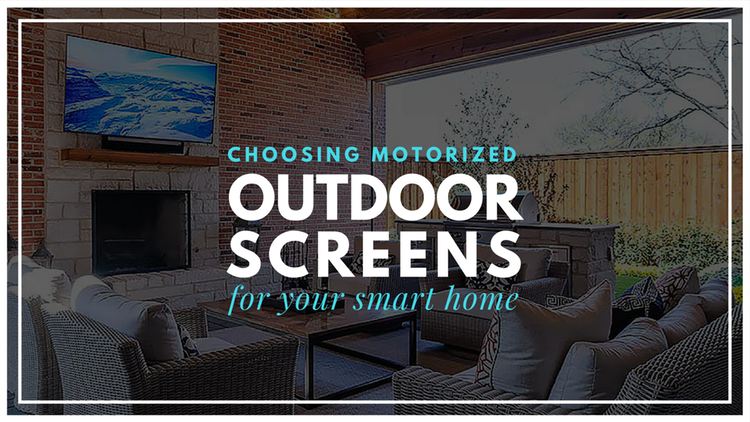 Motorized Screens | Building a 4-Season Patio